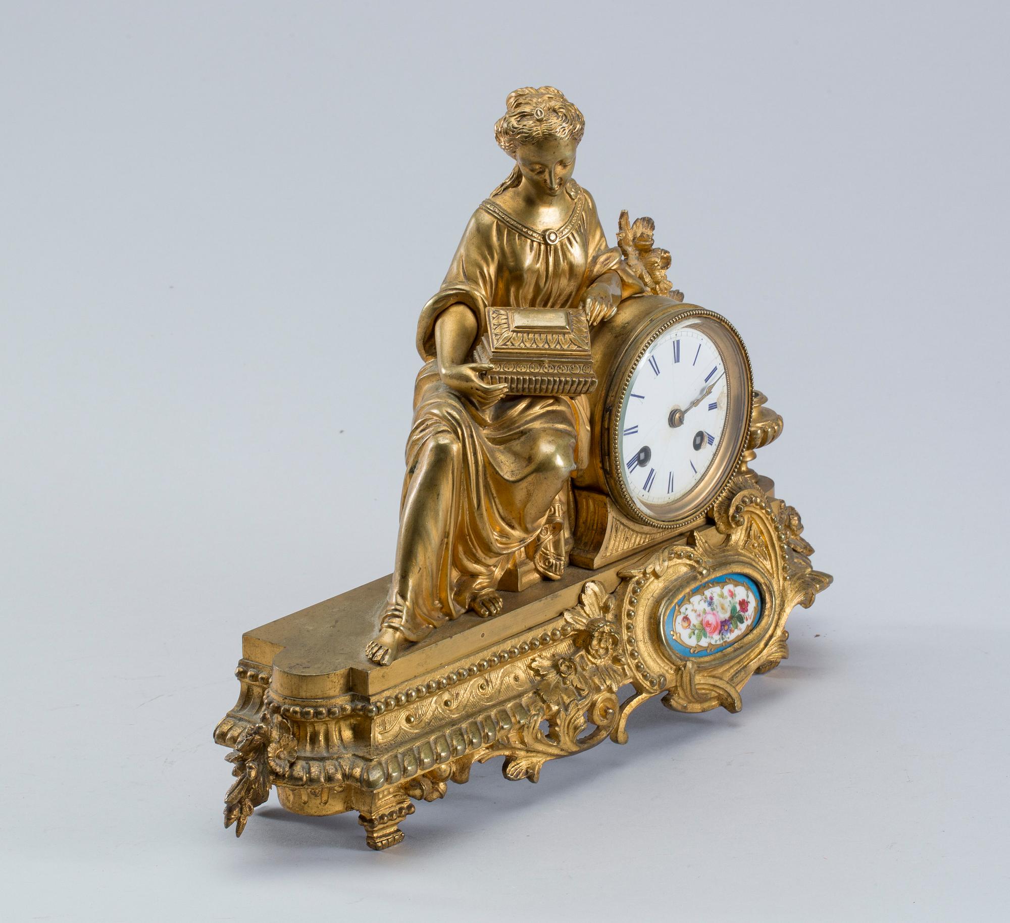 BORDSPENDYL, nyrokoko, 1800-talets andra hälft.