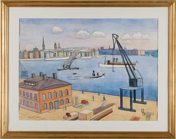 EINAR JOLIN, gouache and watercolour on paper, signed Einar Jolin and dated 1939.