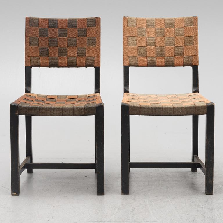 Gemla, stolar, ett par, modell "5678", Diö, 1930-tal.