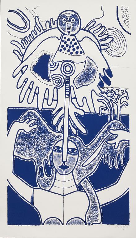 BEVERLOO CORNEILLE, färgserigrafi, signerad, numrerad HC och daterad- 85.