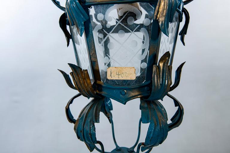 Taklyktor, 3 st, 1900-talets mitt.