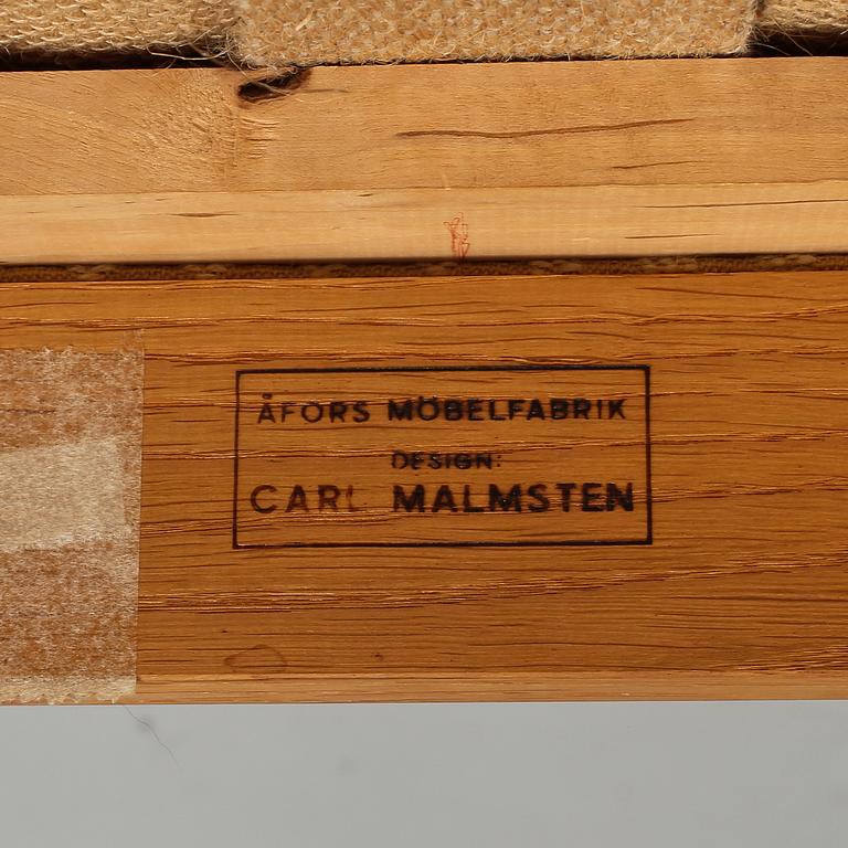 MATGRUPP, 6+1 delar, "Calmare nyckel", Carl Malmsten, Åfors möbelfabrik.