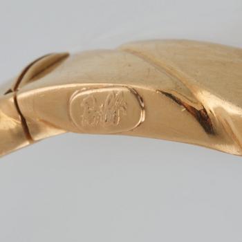 ARMRING, 18K guld, Vicenza, Italien. Vikt 33,4 gram.