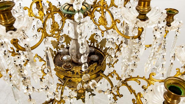 A late 19th century chandelier.