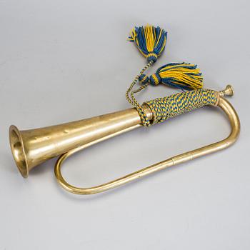 A brass horn Ahlberg & Ohlsson, Stockholm, around year 1900.