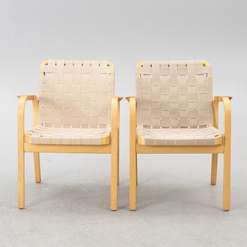 Alvar Aalto, Armchairs, a pair, model 45, Artek, Finland.