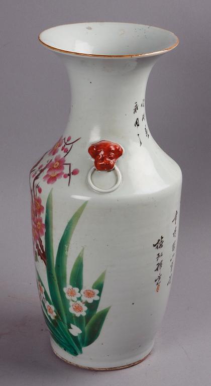 URNA, porslin, Kina, 1800-tal.