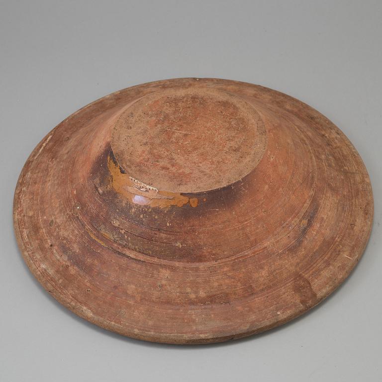 a earthenware plate dated 1782.