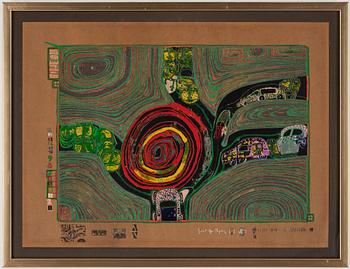 FRIEDENSREICH HUNDERTWASSER, "Look at it on a rainy day (The Regentag Portfolio)".