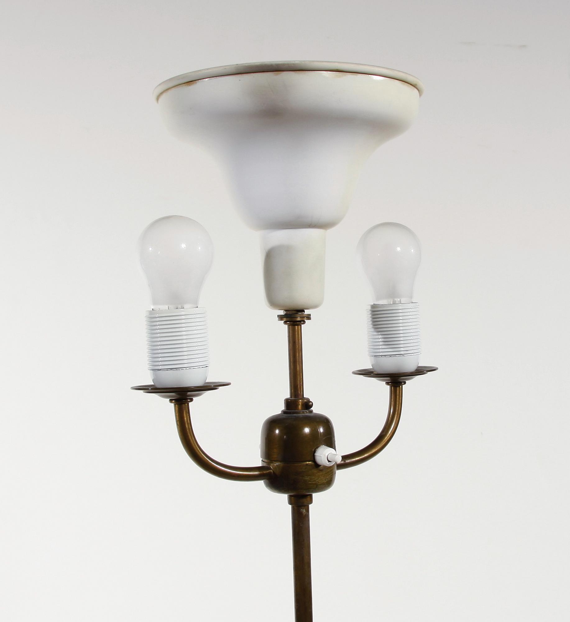 GOLVARMATUR, mässing, empirestil, 1900-talets mitt.