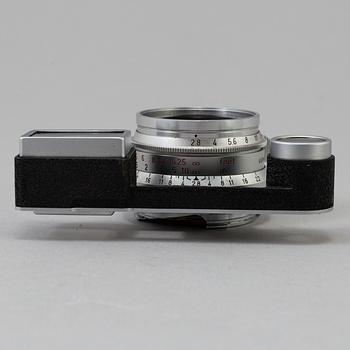 A Chrome Leica Summaron 1:2,8/35, nr 1782151, Ernst Leitz, Wetzlar.