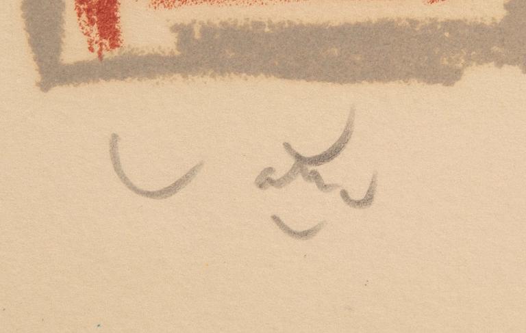 Roberto Matta, litografi, signerad och numrerad 91/150.