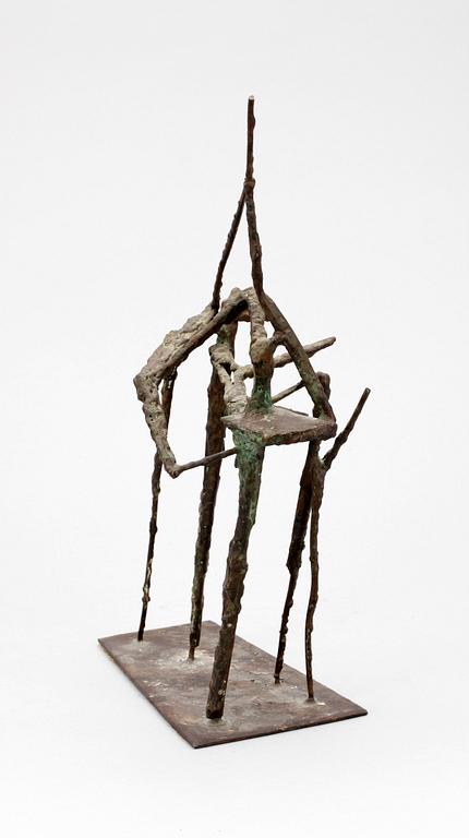 PALLE PERNEVI, skulptur, brons, sign o dat 1963.