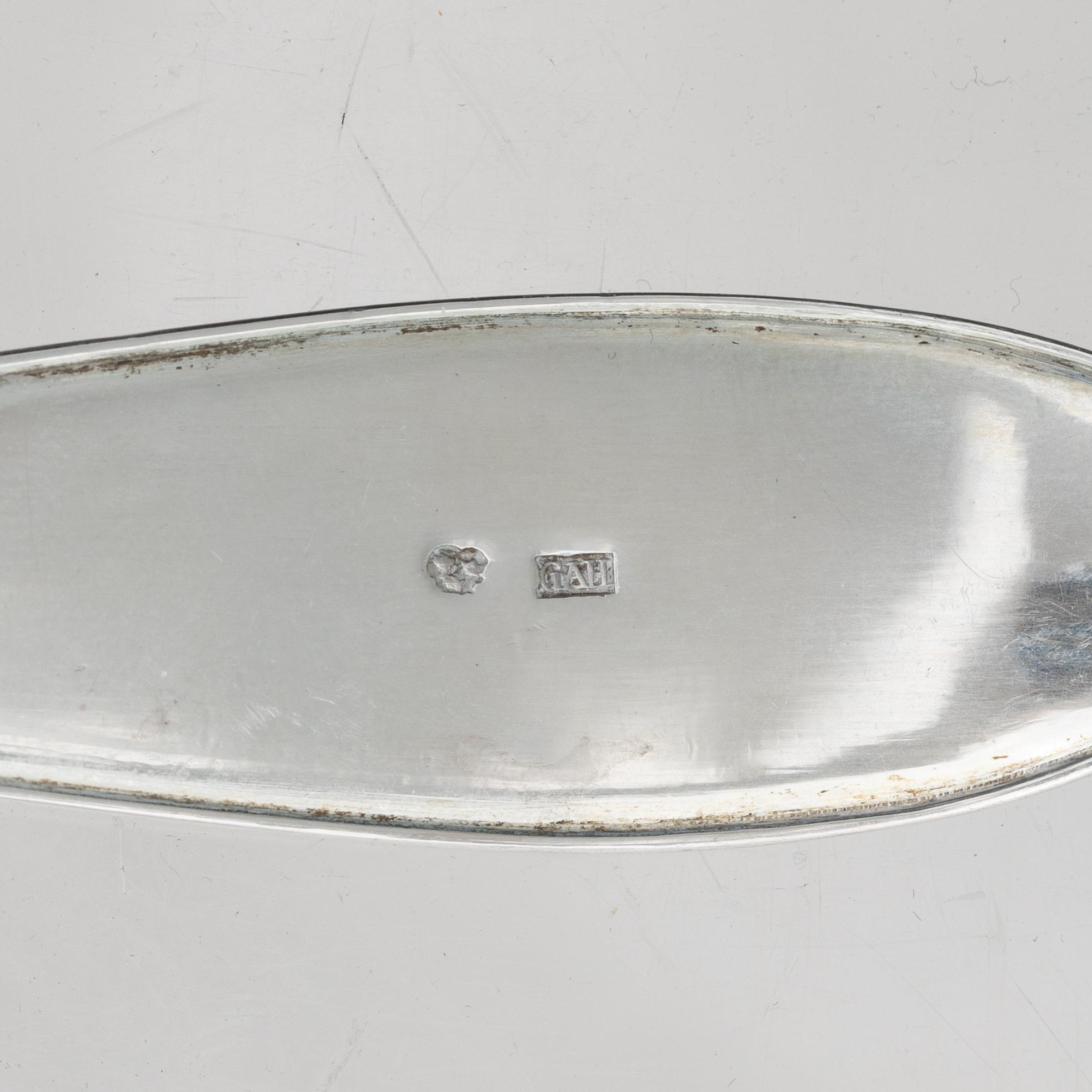 Silver, 11 pieces, including AJ Lignell, Sundsvall, active 1806-1824.