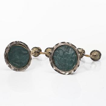 C.G. Hallberg, Kandelabrar, ett par, silver, barockstil, Stockholm 1926.