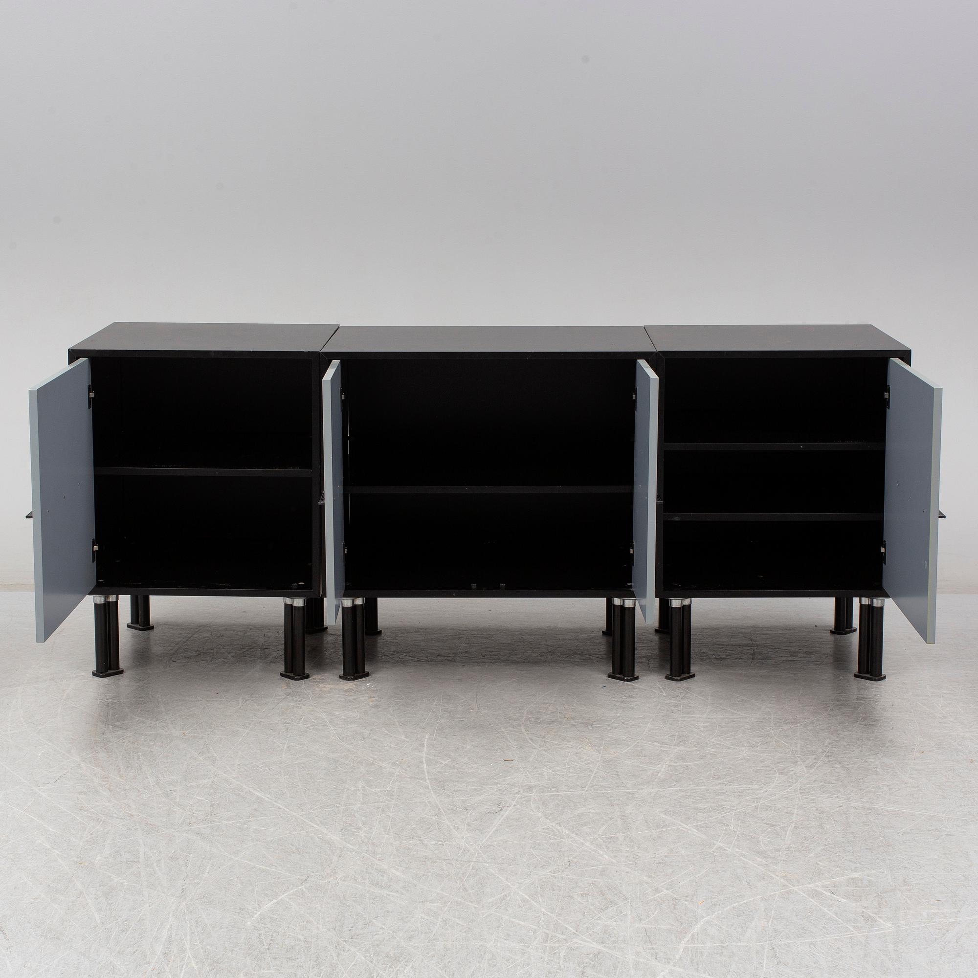 PIRKKO STENROS, sideboard, 3 delar, Muura, Finland.