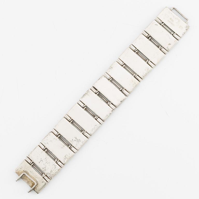 Rey Urban, bracelet, sterling silver, Stockholm 1962.