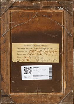 Victor Forssell, oil on panel, signed.