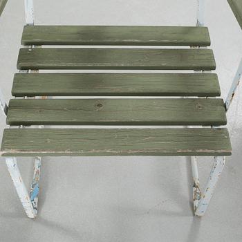 Three garden chairs, second half of the 20th century.