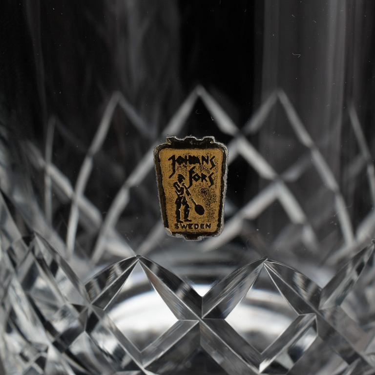SERVISDELAR, 43 st, glas, Johansfors, 1900-talets mitt.