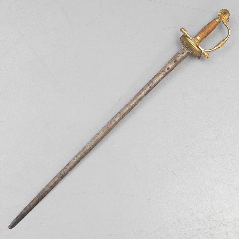 A Swedish 18th Century composite sword.