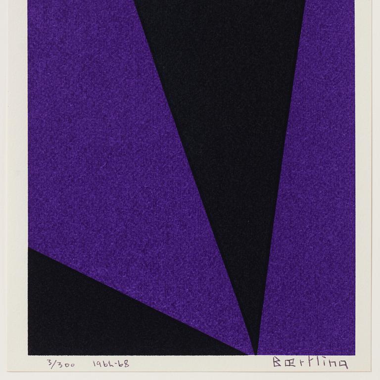 Olle Baertling, silkscreen in colours, 1962-68, signed 3/300.