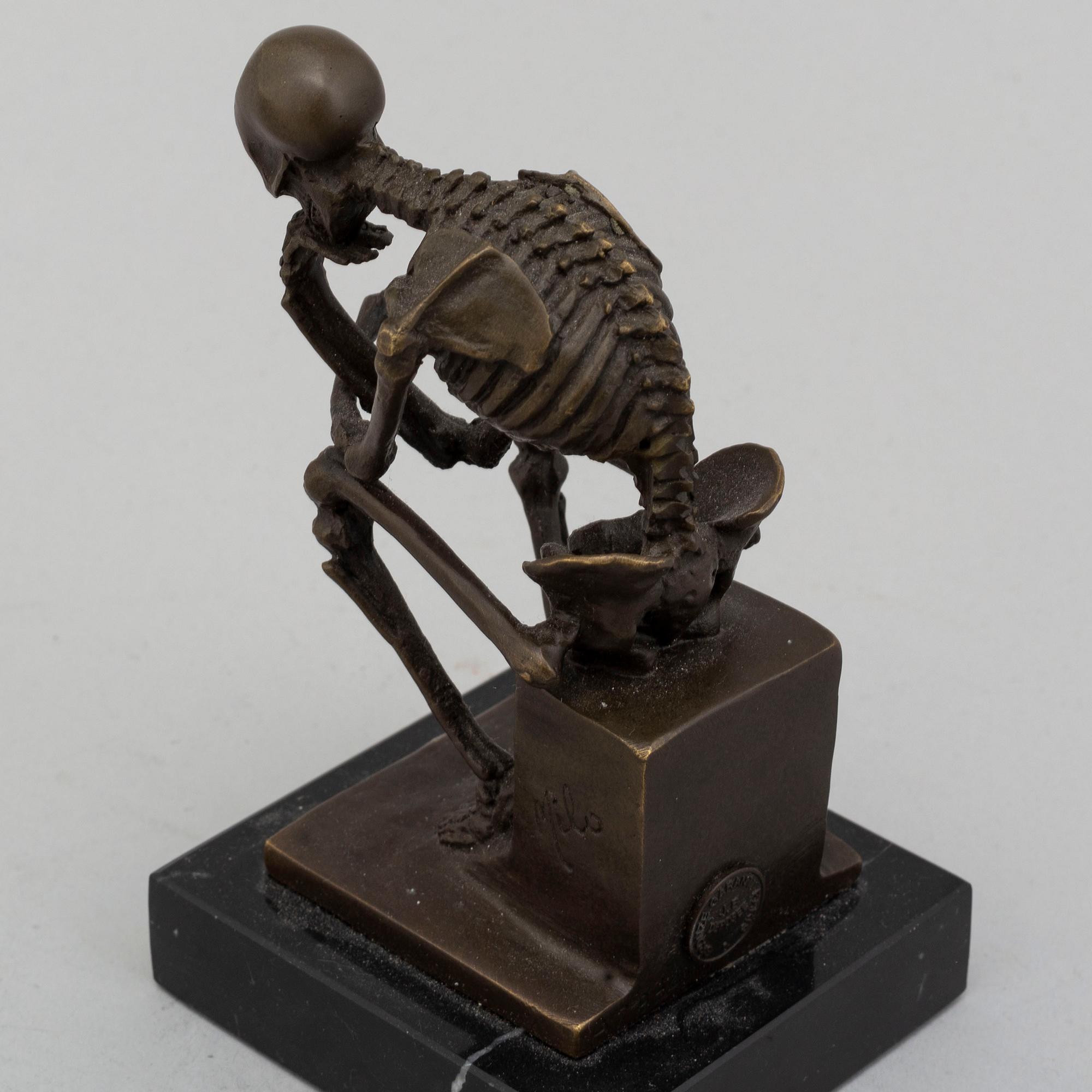 MAX MILO, SKULPTUR, brons, signerad Milo. Gjutarstämpel.