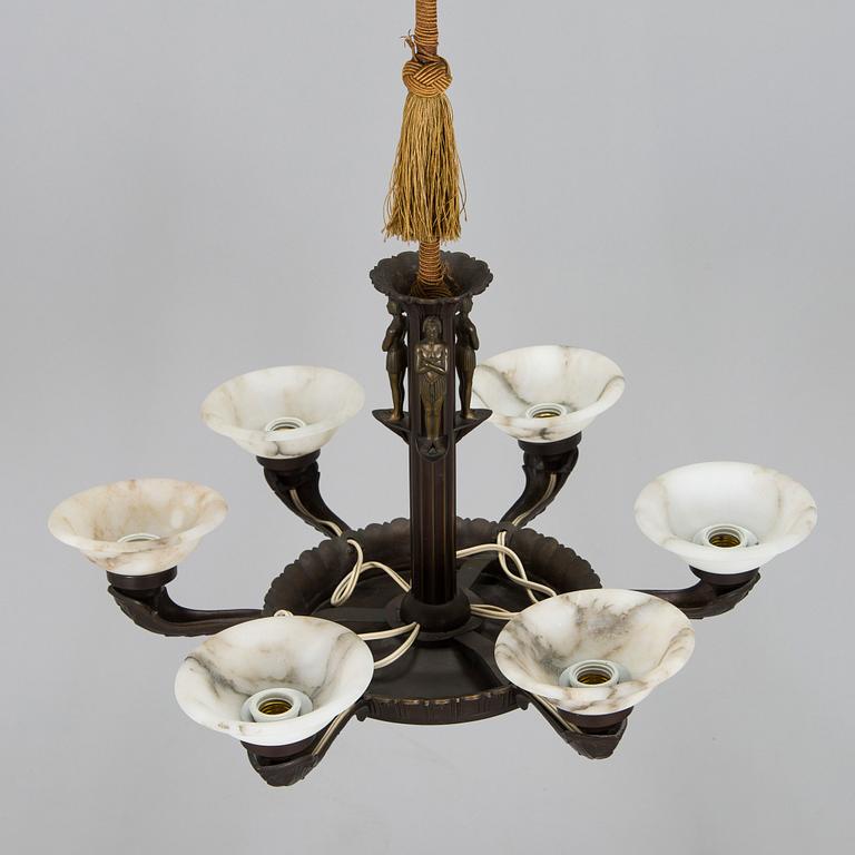 A 1930s ceiling lamp.