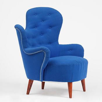 S. M. Wincrantz Möbelindustri, fåtölj, Swedish Modern, Skövde, 1940-50-tal.