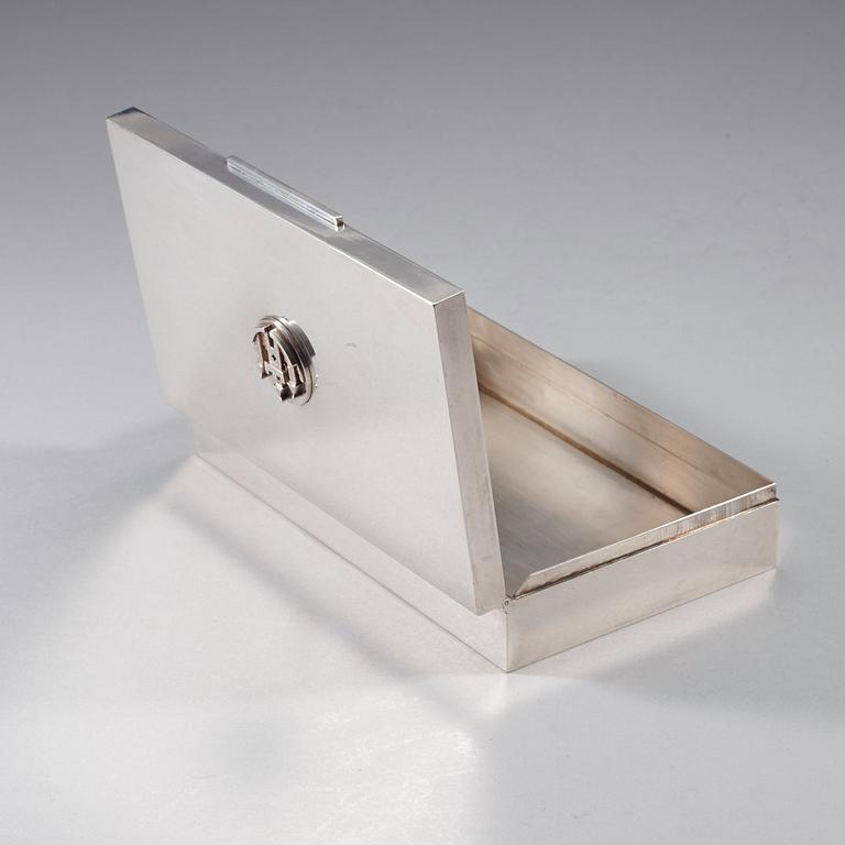 WIWEN NILSSON, etui, Lund 1954, sterling.