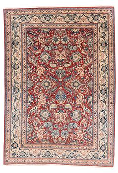 A semi-antique Nain Tuteshk carpet, ca 225 x 155 cm.