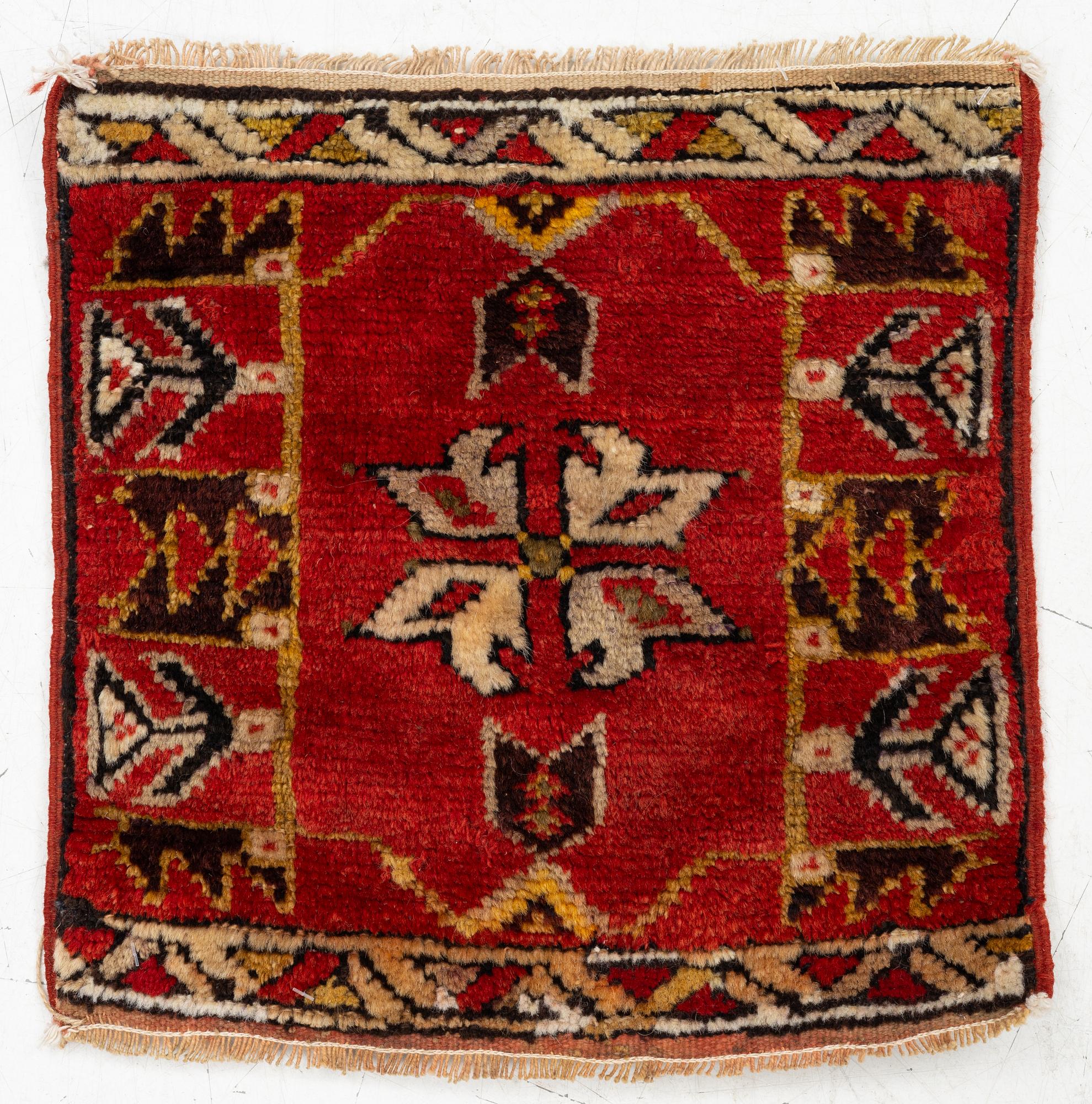 A Yuntdag bag face, western Anatolia, c. 37 x 37 cm.