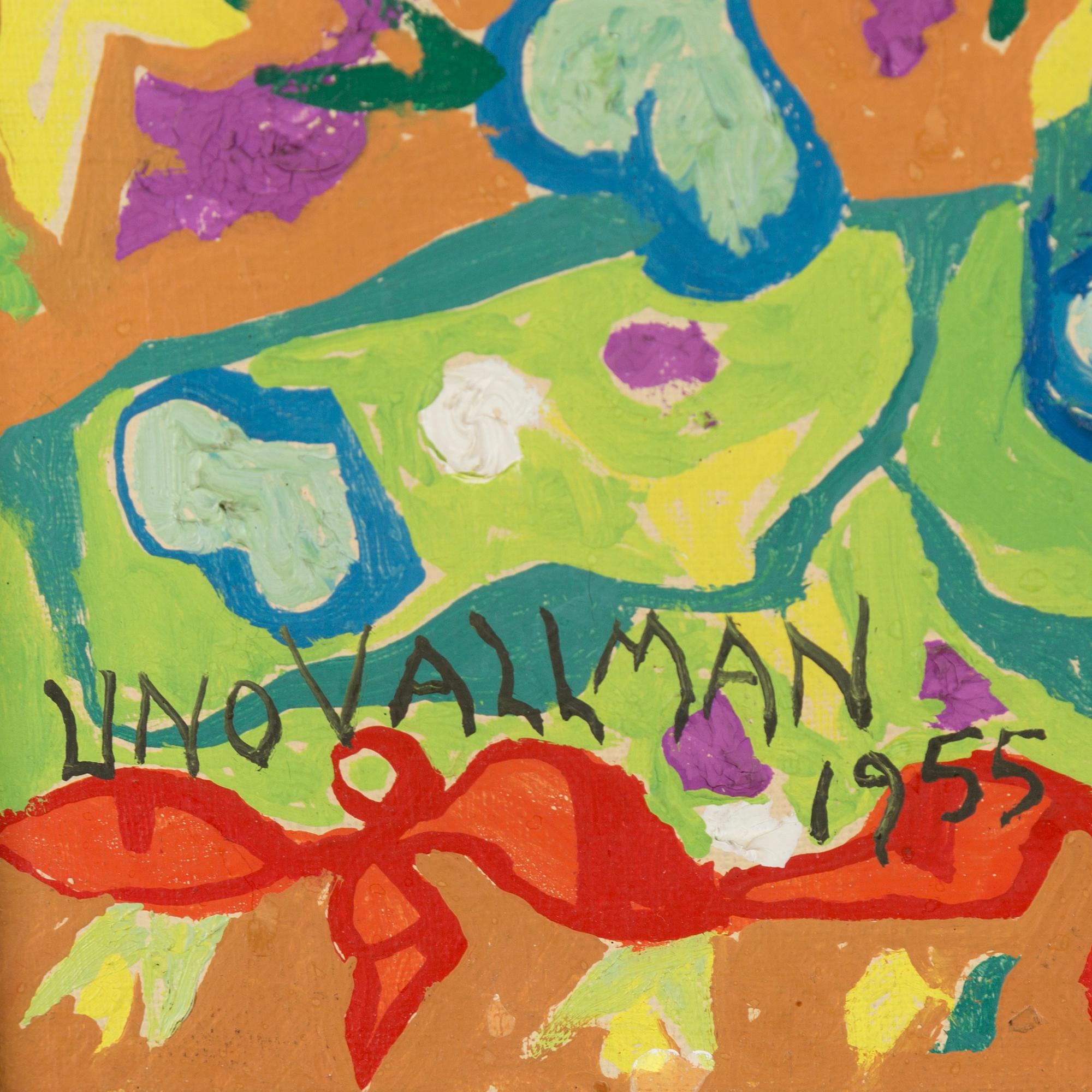 UNO VALLMAN, olja på duk, signerad och daterad 1955.