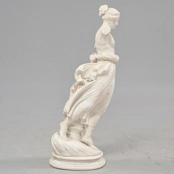 SKULPTUR, alabaster, 1900-tal.