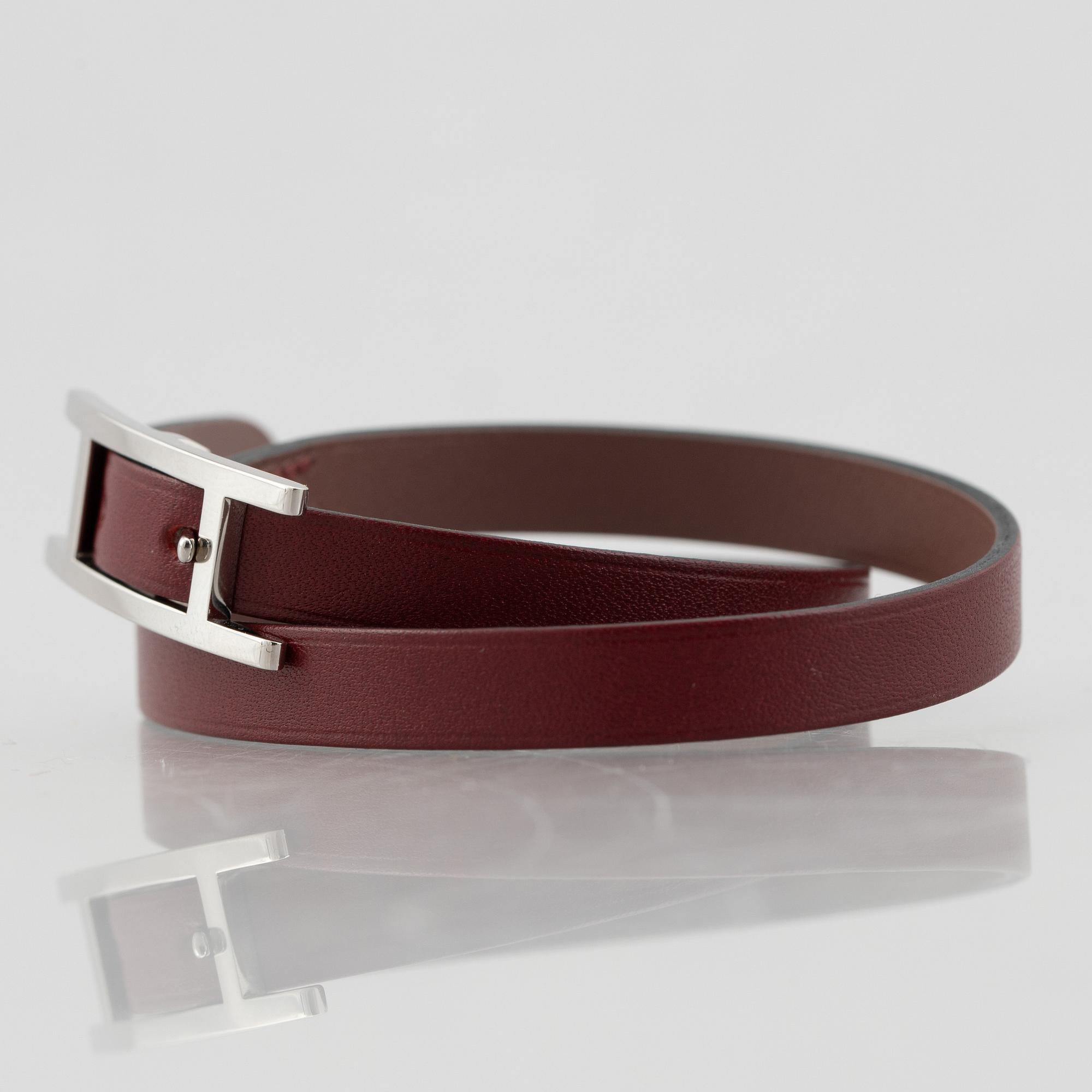 Hermès, armband "Behapi Double Tour".