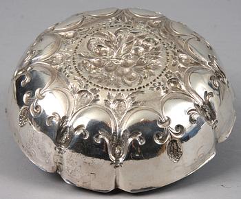 SKÅL, silver, barockstil, 1900-tal. Vikt 229 gram.