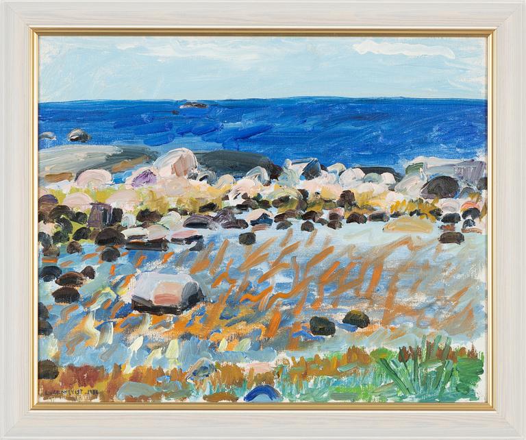 Lena Cronqvist, oil on canvas, signed and dated -86.