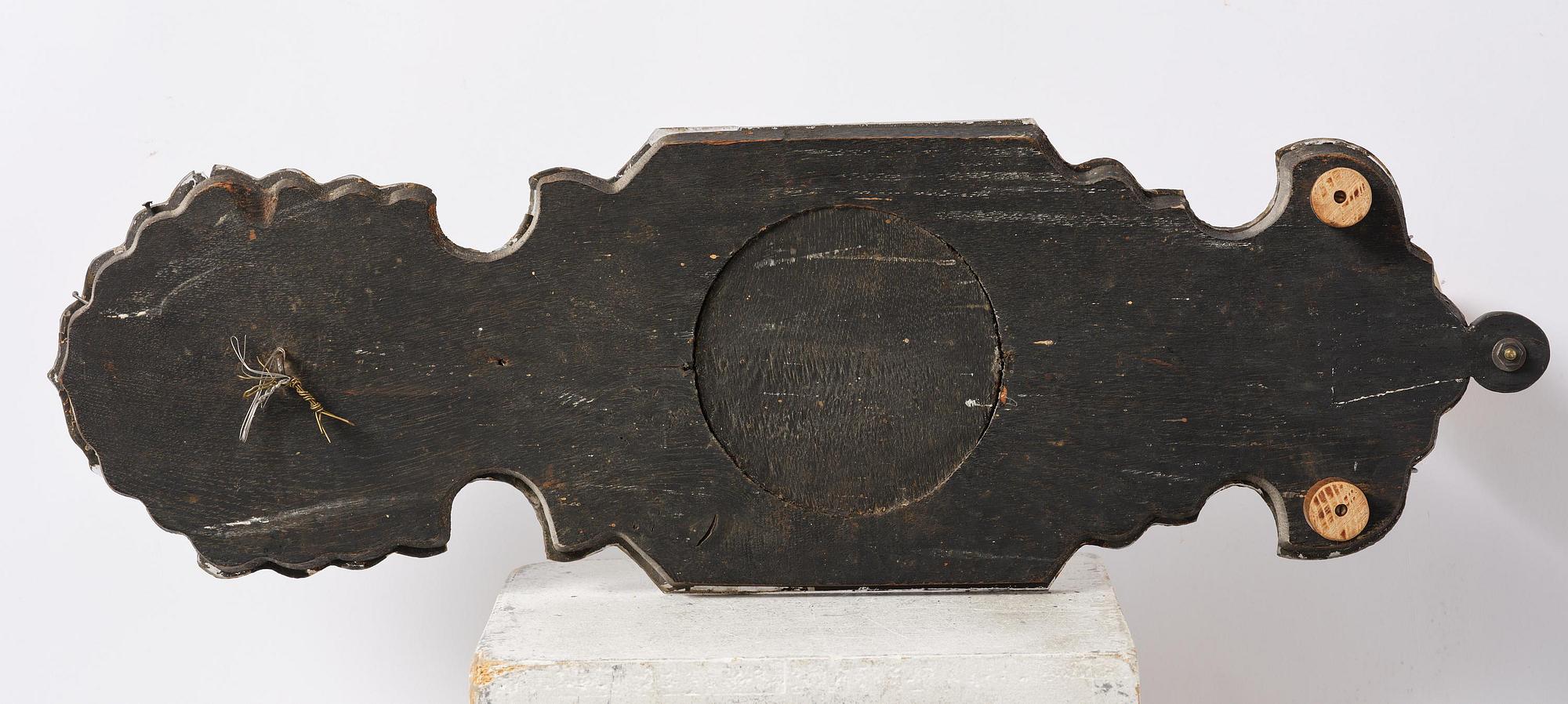 Spegellampetter, ett par, för ett ljus, omkring år 1900, Senbarockstil med delvis äldre delar.