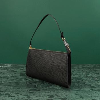 A bag  "Pochette Accessoires" by Louis Vuitton.