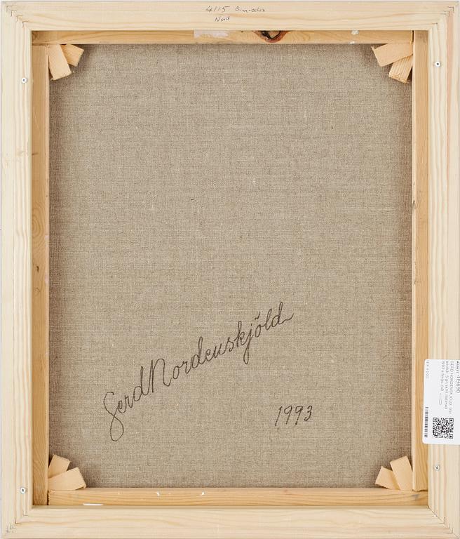 GERD NORDENSKJÖLD, olja på duk. Sign samt daterad 1993 a tergo.