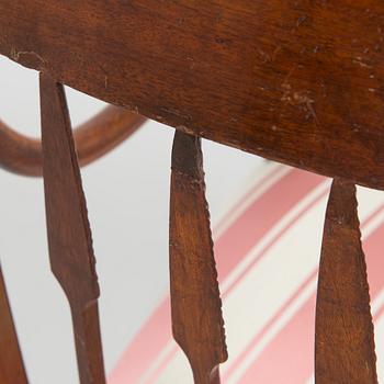An empire armchair, St. Petersburg ca 1810.