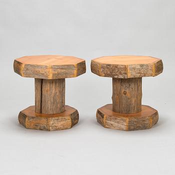 A pair of stools.