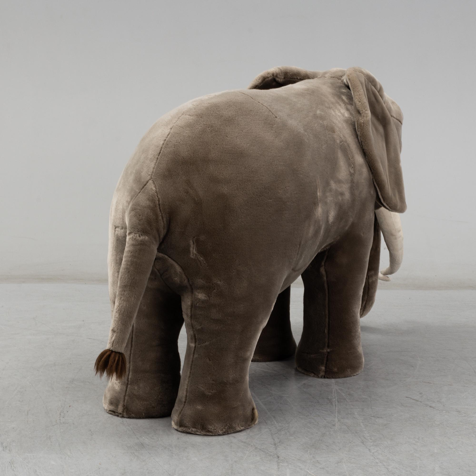 STEIFF, A 'Studio Elephant' stuffed animal, Germany, 1990's.