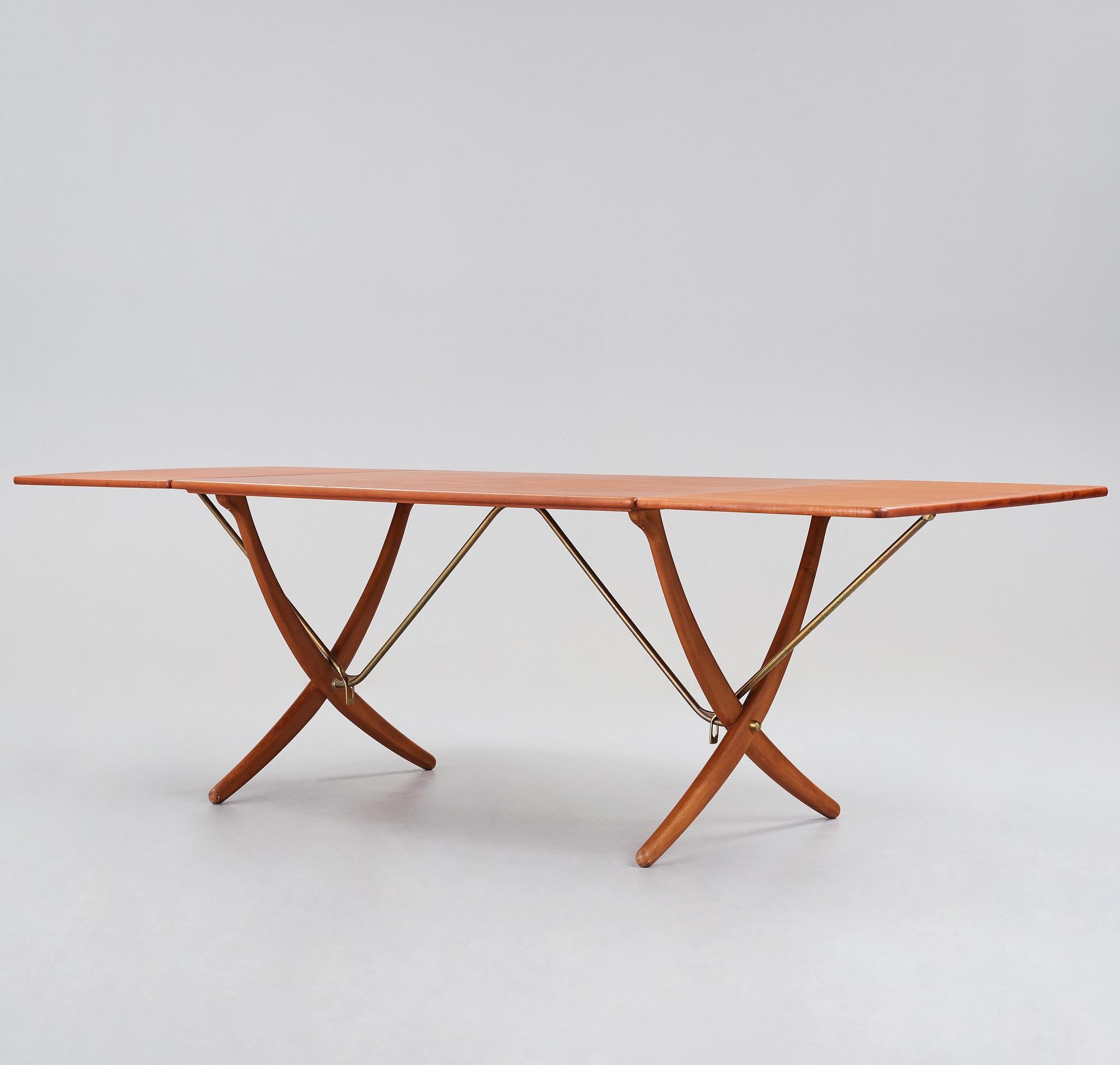 Hans J. Wegner, matbord med klaffar, modell AT-314, Andreas Tuck, Danmark 1950-60-tal.