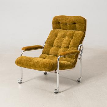 Bo Eigert, armchair, "Stålbo", Firma B.Eigert AB, Hova, 1970s.