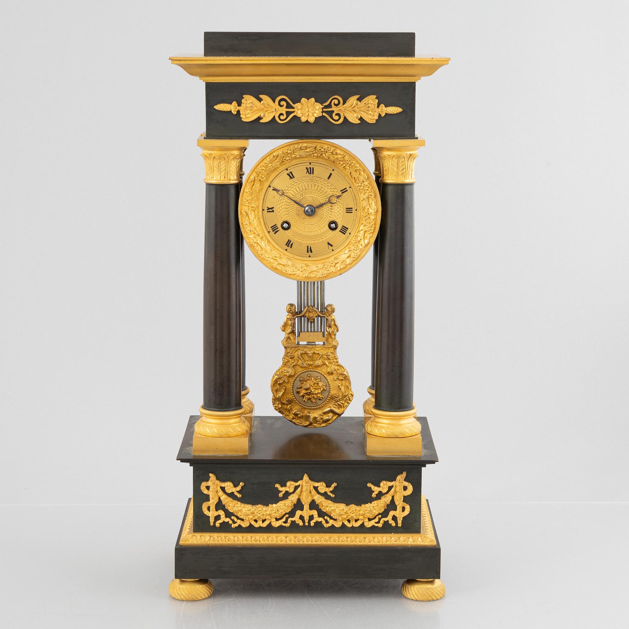 Bordspendyl, 1800-talets mitt. Senempire.