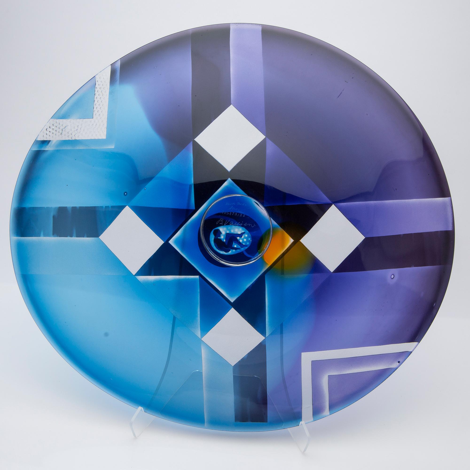 Bertil Vallien, Glass, unique piece, Kosta Boda.