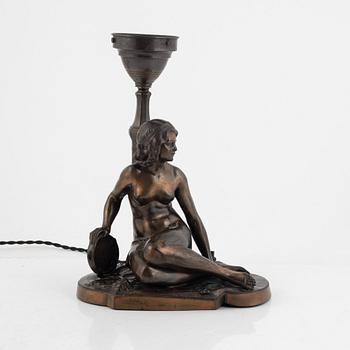 Table lamp, first half of the 20th century.