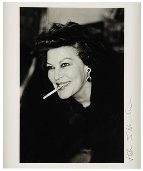 366. Helmut Newton, "Ava Gardner, London, 1984".