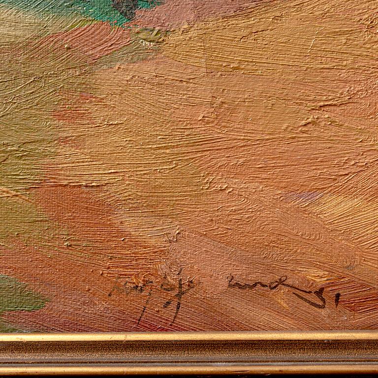 Okänd konstnär 1900-tal , oil on canvas signed.
